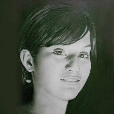 Single Pencil Portrait A3