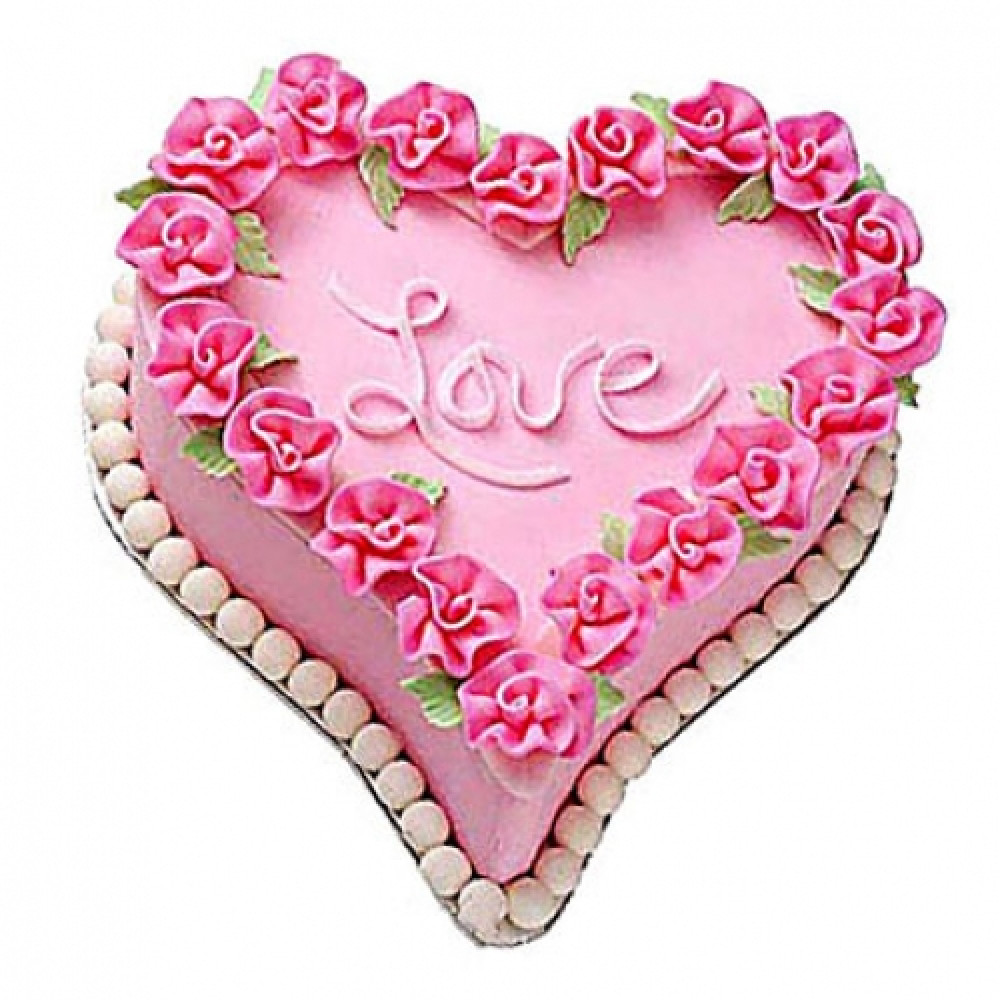 Heart Shape Cake for Love - Mohali Bakers-hdcinema.vn