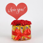 Carnations & 5 Star Chocolate Bouquet