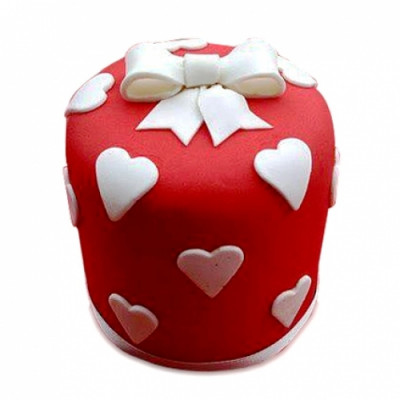 Heart Gift Cake