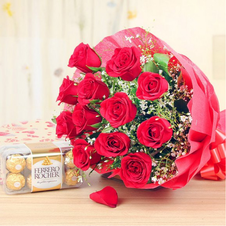 Chocolicious Roses Combo