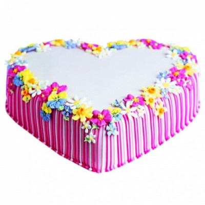 Pretty Heart Cake