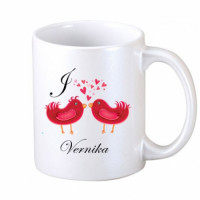 Two Loving Birds Coffee Mug