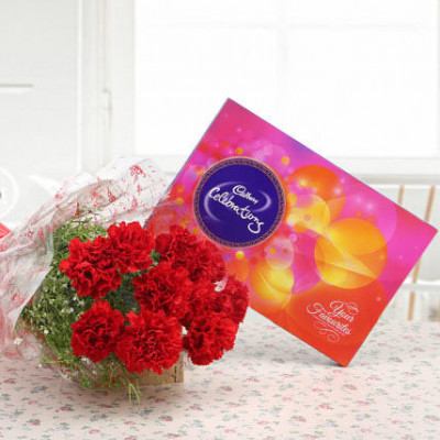 Red Carnations And Cadbury Celebrations